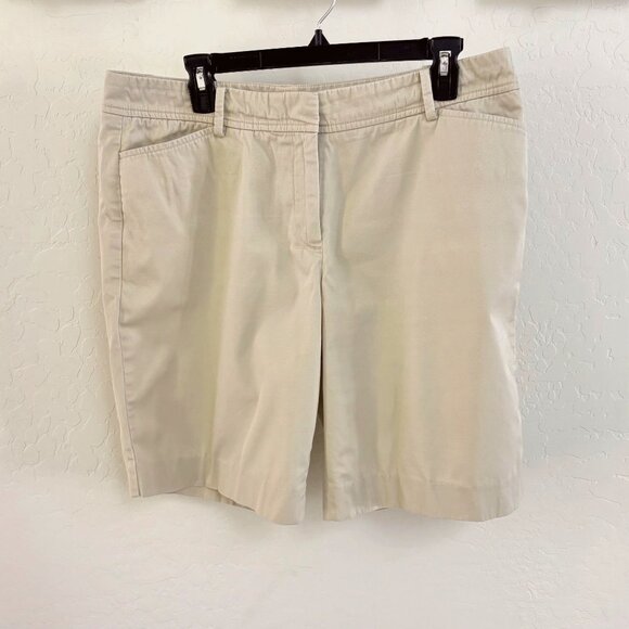 The Perfect Short by Talbots. Khaki. Size 12P - Picture 1 of 10